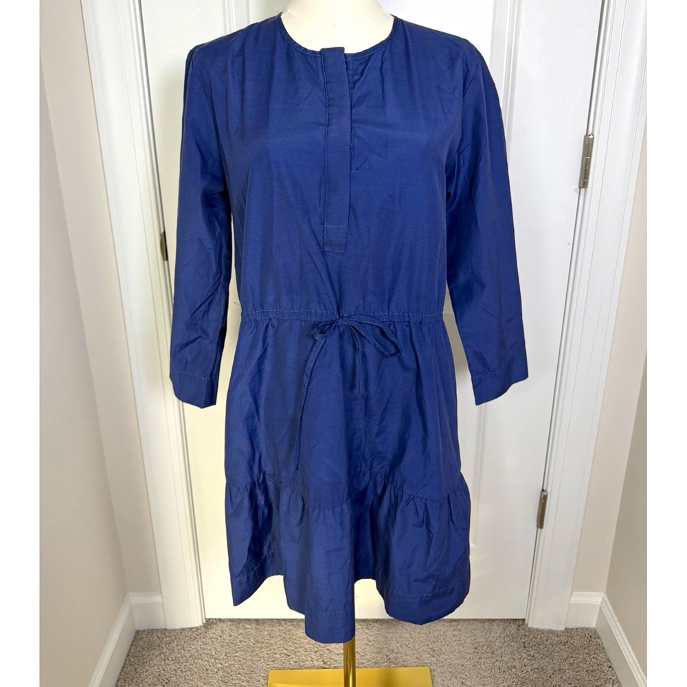 Tuckernuck Pomander Place Lucy Tiered Mini Dress Women's Sz XS Navy Preppy NWOT